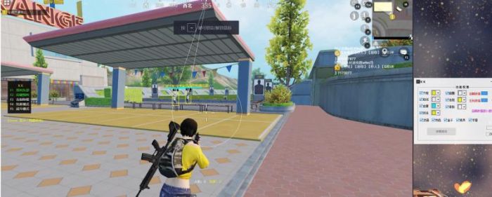 和平精英辅助工具的功能与优势的配图，内容相关：2025年的和平精英辅助技术更加智能化，例如AI自瞄能根据敌人移动轨迹自动调整准星，而动态透视可过滤...